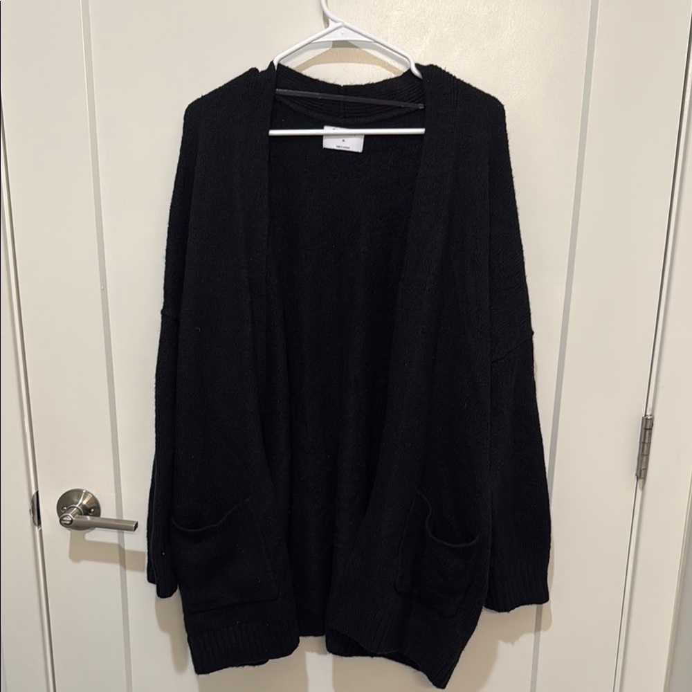 Old Navy Black Oversized Cardigan